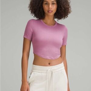 Lululemon Hold Tight Cropped T-Shirt
Velvet Dust